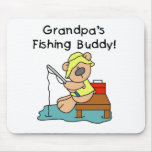 Fishing-Bear Grandpa's Fishing Buddy Tshirts Mouse Pad