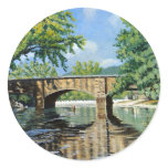 Fishing Bennett  Spring Landscape Acrylic Painting