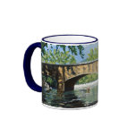 Fishing Bennett Springs Landscape Acrylic Painting Mugs