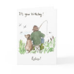 'Fishing' Birthday Card