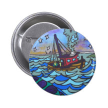 Fishing Boat Buttons