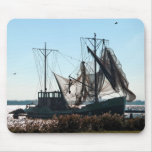 fishing boat mousepad