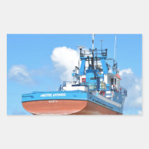 Fishing Boat On The Hard Sticker