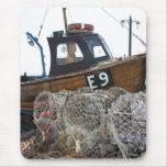 Fishing boat, Sidmouth, Devon, UK Mouse Pad