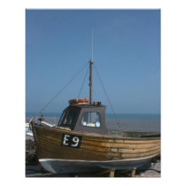 Fishing boat, Sidmouth, Devon, UK Photo Art