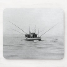 Fishing Boat Trolling Mouse Pads