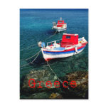 Fishing boats in the Cyclades Postcard