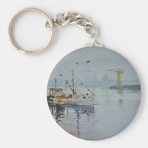 Fishing Boats Key Chain