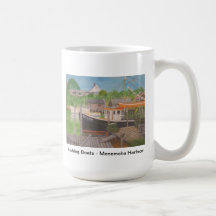 Fishing boats - Menemsha Harbour Coffee Mugs