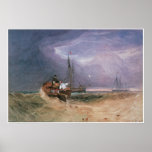 Fishing Boats off Yarmouth Print