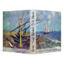 Fishing Boats On The Beach At Saintes-Maries, Fish Vinyl Binder