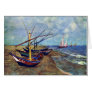 Fishing Boats On The Beach At Saintes-Maries, Fish Greeting Cards