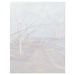 Fishing Boats On The Beach At Saintes-Maries, Fish letterhead