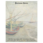 Fishing Boats on the Beach by Vincent van Gogh