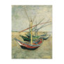 Fishing Boats on the Beach by Vincent van Gogh