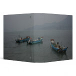 Fishing boats on the Danshui River, Taipei binders