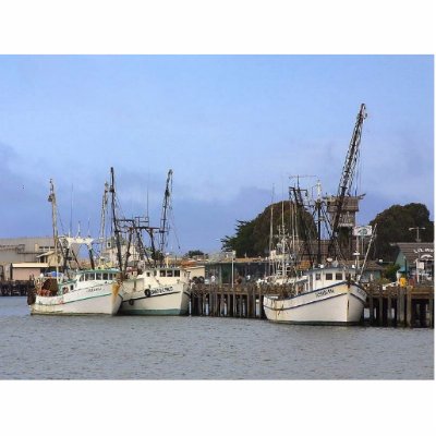 Fishing Boats Piers Docks Acrylic Cut Outs by lifesphere