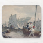 Fishing Boats Unloading Mousepads
