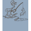 Fishing Boot Brown t-shirts