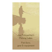 Fishing business card