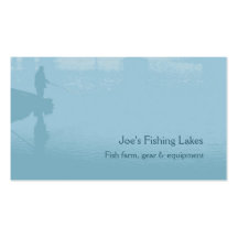 Fishing business card