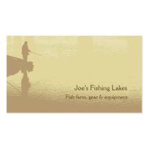 Fishing business card