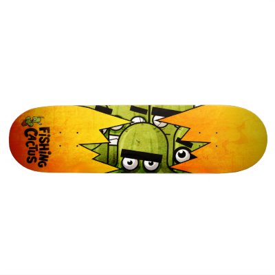 Fishing Cactus Skateboard by FishingCactus