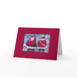 fishing claus note card