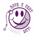 Fishing Day Purple t-shirts