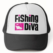 Fishing Diva Trucker Hats