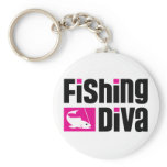 Fishing Diva Keychain