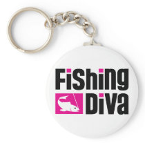 Fishing Diva Keychain