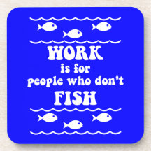 fishing drink coasters