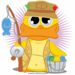 Fishing Duck Cut Outs