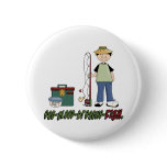 Fishing Eat Sleep Breathe Buttons