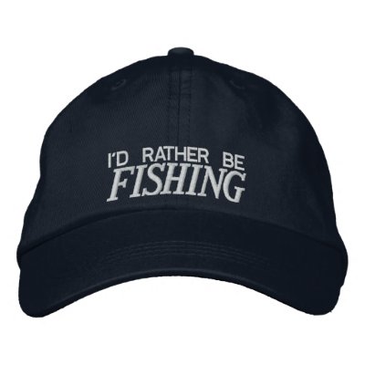 Fishing Embroidered Hat by embroideryshirts