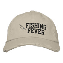 Fishing Fever Embroidered Hat