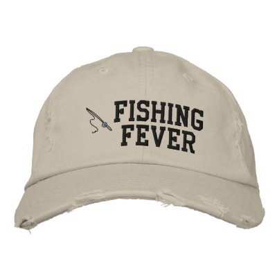 Fishing Fever Embroidered Hat by embroideryshirts