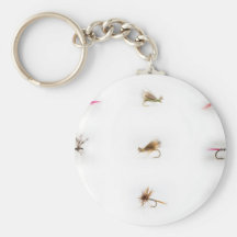 Fishing flies key chains