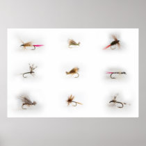 Fishing flies posters