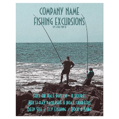 Fishing flyers - customizable by mensgifts