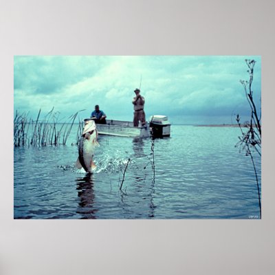 Fishing for Large Mouth Bass Posters by gwester