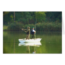 Fishing fun greeting cards
