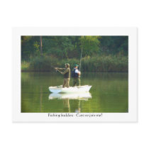 Fishing fun - Let's team up Postcards
