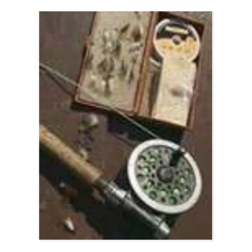 FISHING gear POSTCARD