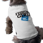 Fishing Girl Doggie Tee