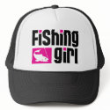 Fishing Girl hats