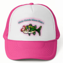 Fishing Girls Mesh Hats