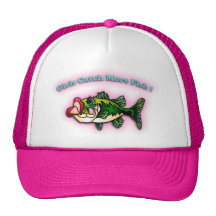 Fishing Girls Mesh Hats