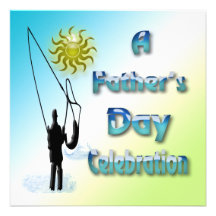 Fishing - Happy Father's Day Invitation